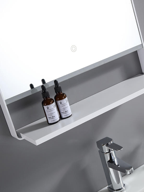 Floor standing Bathroom cabinet set with LED mirror