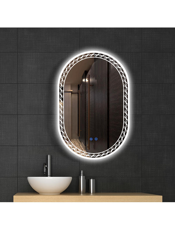 60cm Smart control LED bathroom mirror with light