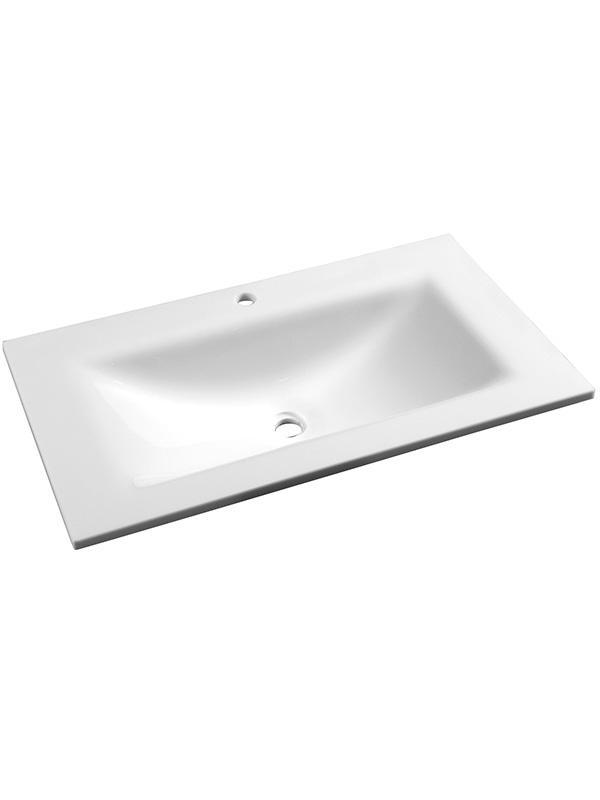 81cm Pure White Phoenix stone Glass counter basin Bathroom sinks