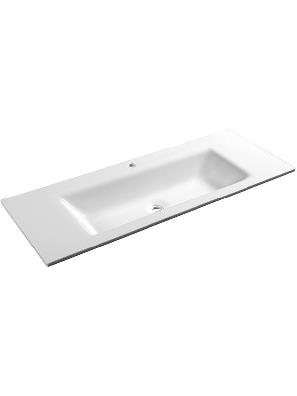 120cm Pure White Phoenix stone Single bowls Bathroom sinks