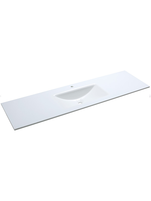 185cm Pure White Phoenix stone Single bowls Bathroom sinks