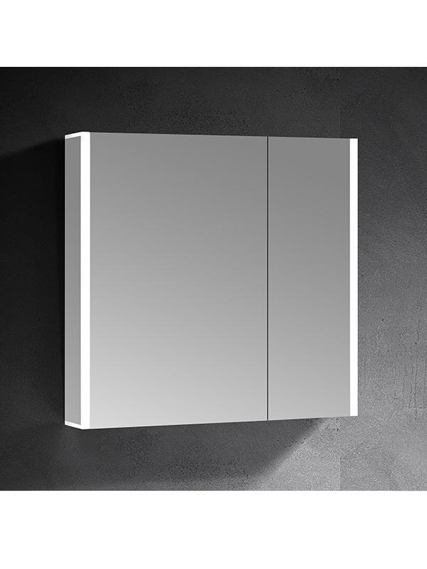 Double-sided mirrors modern LED bathroom mirror cabinet